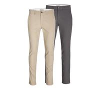 Jack & Jones Marco Dave Chino Pants 2 Units Beige,Gris 30 / 32 Homme