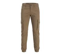 JACK & JONES Pantalon cargo 'JJIPAUL JJFLAKE' noisette, Taille 34