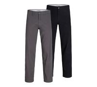 Jack & Jones Kane Dave Chino Pants 2 Units Noir,Gris 33 / 32 Homme