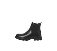 JACK & JONES Homme PU Boot Jfwbrandon Bottes Chelsea en polyuréthane, Anthracite, 44 EU
