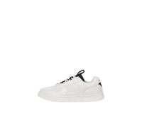 JACK & JONES Homme Sneaker Jfwgloucester PU Combo Baskets, Blanc éclatant, 42 EU