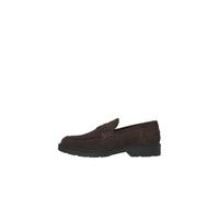JACK & JONES Homme Suede Loafer Jfwdax Mocassins en Daim, Marron/Pierre, 45 EU