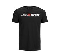 JACK & JONES Homme T-Shirt Jjecorp Logo - Slim Fit Taille Plus XXL-8XL