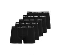 JACK & JONES Hommes Jachuey 5 Pack Contraste Boxer - Noir - M