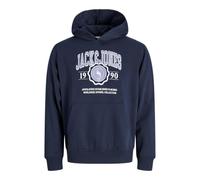 JACK & JONES Hood Jjmako Sweat à Capuche, Sky Captain, M Homme