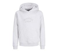 JACK & JONES Hood Jorbleecker Branding Sweat à Capuche BF JNR, Blanc éclatant, 164 Homme