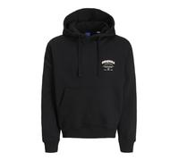 JACK & JONES Hood Jormeadows Sweat à Capuche Pls, Noir, 3XL Homme