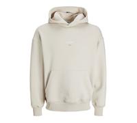 Jack & Jones Hoodie Urban Edge Studio beige - sweat à capuche en tissu brossé, coupe large M
