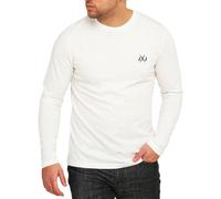 JACK & JONES Infinity Rise Infinity T-shirt à manches longues et col rond pour homme, Blanc / Style 2, M