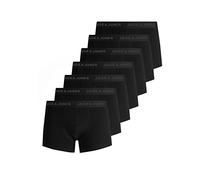 JACK & JONES JACBELMO Boxers pour Homme, Lot de 7, Noir/Logo Noir de Pirate, M