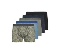 JACK & JONES Jaccameron Trunks Lot de 5 Boxers Caleçon Boxeur, Asphalte/Paquet : True Blue-Night Sky-Castor Gray-Noir, XL Homme