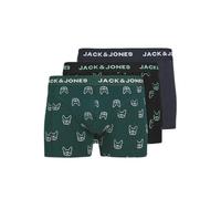 JACK & JONES Jacdenim Dog Trunks Lot de 3 Boxers pour Homme, Bleu Marine, x_l