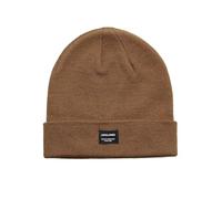 JACK & JONES Jacdna Beanie Noos Bonnet, Marron, Taille Unique Hommes