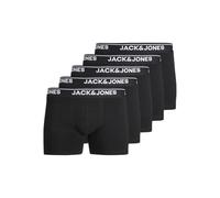 JACK & JONES Jachenry Boxer Briefs 5 Pack Lot de 5, Noir, Hommes