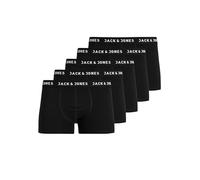 JACK & JONES Jachuey Trunks 5 Pack Noos Jnr Garçon Boxer, Noir, 140