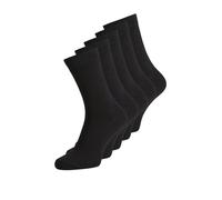 JACK & JONES Jacjens Lot de 5 Chaussettes Noos Homme Chaussettes, Noir, Taille unique