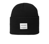 JACK & JONES Bonnet Jaclong Knit Beanie Homme Noir Taille Unique