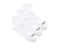 JACK & JONES Jacluca Noos Lot de 3 paires de chaussettes de tennis courtes, Blanc., taille unique