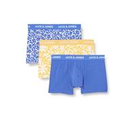 JACK & JONES JACMARBELLA Lot de 3 Boxers, Bleu Chatoyant/Paquet : Daffodil - Dazzling Blue, S