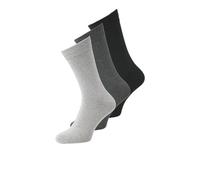 JACK & JONES Jacordinary Socks Lot de 3 paires de chaussettes, Noir, taille unique