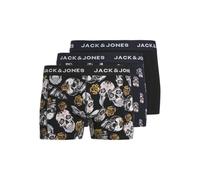 Jack & Jones Jacraul Skulls Trunks Lot de 3 Boxers Jacraul Skulls pour Homme, Noir, M