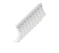 JACK & JONES Jacregen Noos Paires de Chaussettes de Tennis, Blanches/Lot : 9 x Blanc, Taille Unique Hommes