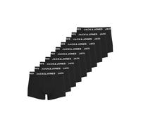 JACK & JONES Jacsolid Trunks 10 Packs Caleon Boxeur Homme, Noir, M