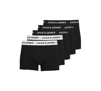 Jack & Jones Boxers Jacsolid Pack de 5 Noir/Blanc Taille L