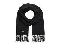 JACK & JONES Jacsolid Woven Scarf Noos, Echarpe Homme, Noir (Black Black), Taille unique