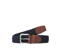JACK & JONES Ceinture bleu / marron / argent, Taille 90