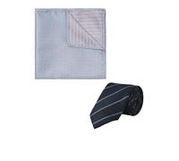 JACK & JONES Jacsummer Tie Giftbox Set de boîte cadeau pour homme en cravate et nœud papillon, bleu pale/lot : Tie + Hankie, taille unique, Bleu Pale/Pack : tie + Hankie, Taille unique