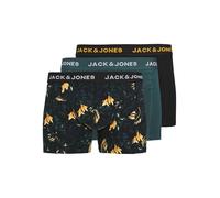 Jack & Jones Jactyler Trunks Lot de 3 Boxers pour Homme, Noir, S