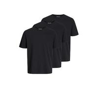 JACK & JONES Jacunder Tee Crew Neck 3 Pack Noos Polo, Noir, XL Homme