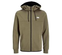 Jack & Jones JCOAIR Sweat zippé à Capuche Noos., Olive fumée, M