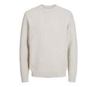 JACK & JONES Jcoalpha Knit Crew Neck Pull en Tricot, Rayon de Lune, XL Homme