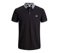 JACK & JONES Jcocharming Polo SS Noos, Noir, Grand (Taille du Fabricant: L) Homme
