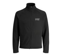 JACK & JONES Jcocnz Structure Sweat zippé intégral pour Homme, Noir, L