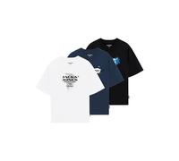 JACK & JONES Jcocondor Lot de 3 t-Shirts à col Rond, Blanc éclatant., XS