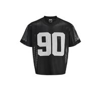 JACK & JONES Jcoenergize Big Mesh Tee SS Crew Neck T-Shirt pour Homme, Noir, S