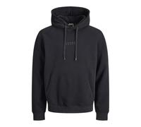 JACK & JONES Jcopoint Sweat à Capuche avec Logo, Noir, M