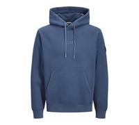 JACK & JONES Jcopoint Sweat Badge Hood BF Capuche, Titane, M Homme
