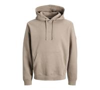 JACK & JONES Jcopoint Sweat Badge Hood BF, Desert Tourterelle, L Homme