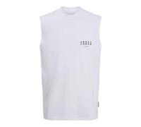JACK & JONES Jcorecharge Front Branding Tank Top Débardeur l'avant, Blanc éclatant, L Hommes