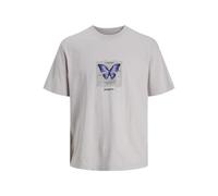 JACK & JONES Jcorecharge Photo Print T-Shirt SS à col Rond, Marbre Lilas, M