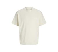JACK & JONES Jcoretreat Typographic Tee SS Crew Neck Tee-Shirt pour Homme, Sweet Corn, M