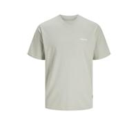 JACK & JONES Jcotarmac Collage Back Tee SS Crew Neck, Aqua Gray, M Hommes