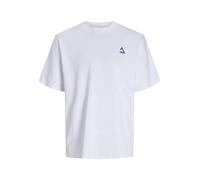 JACK & JONES JCOTRIANGLE T-Shirt d'été SS Crew Neck SN, Blanc., M