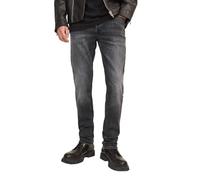 JACK & JONES Jean Glenn Original Slim Fit pour homme : stretch haute performance pour une utilisation toute la journée, gris foncé, 34W / 32L