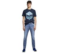 JACK & JONES Jean Slim JJIGLENN Jjoriginal AM 815 Jean Slim Blue Denim 34 32 Blue Denim (US) 34 / L32