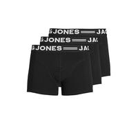 Jack & Jones Homme Sense Trunks 3-pack Boxer, Black/Black Waistband, XL EU